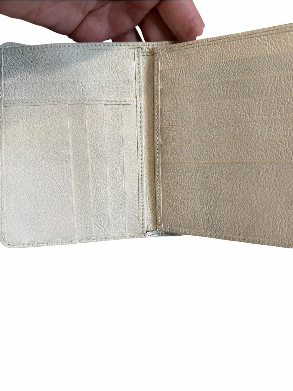 Celine Vintage Pink Embossed Macadama Bifold Compact Wallet - Picture 9 of 10
